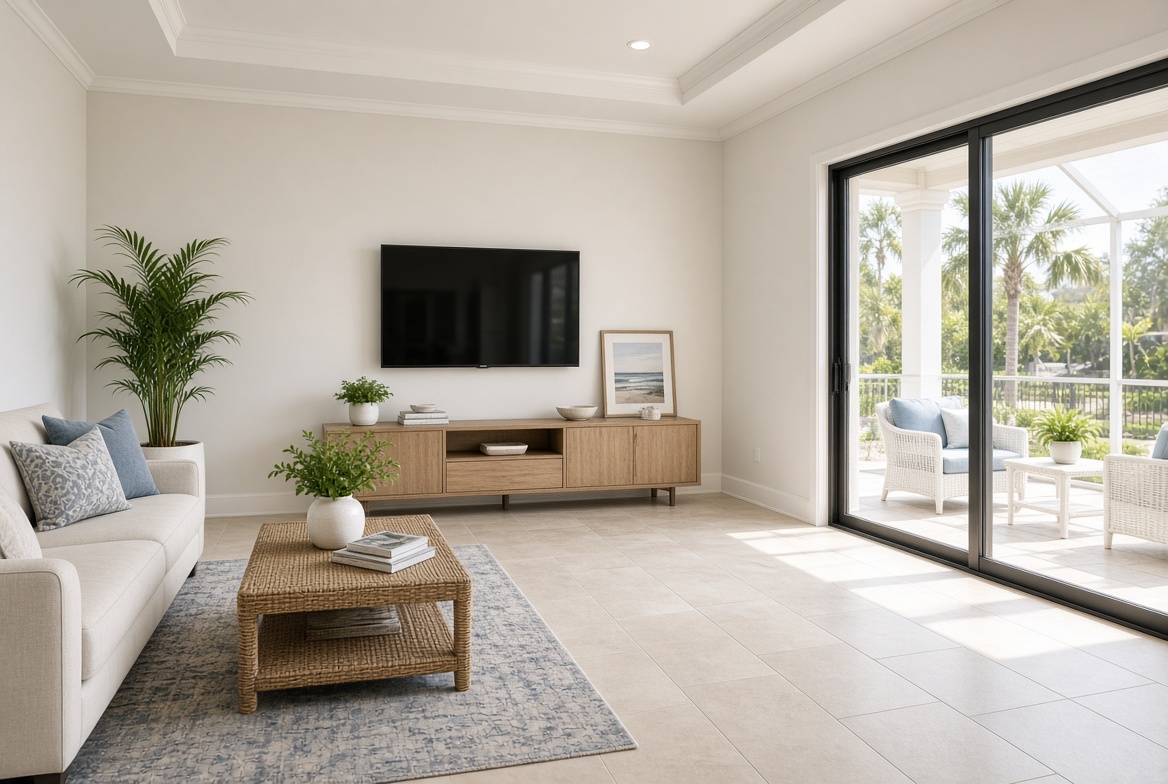 Interior painting in a Sawgrass Grove villa