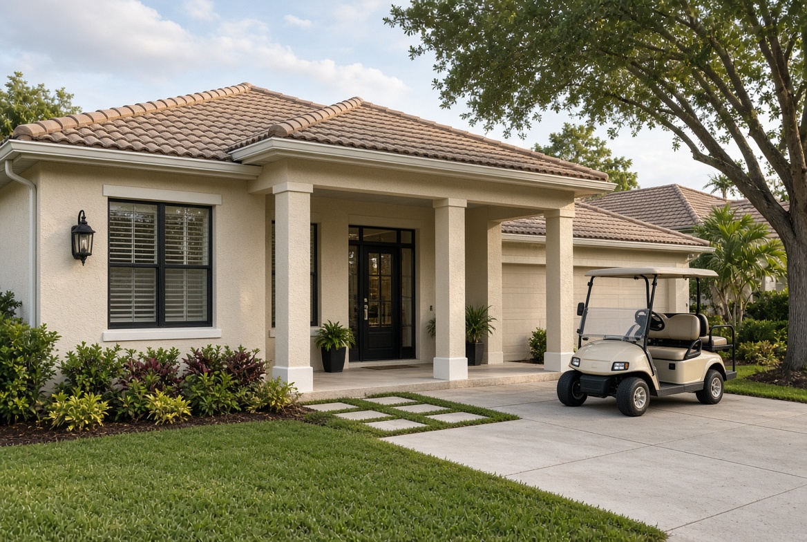 Patio villa in Hadley in The Villages Florida