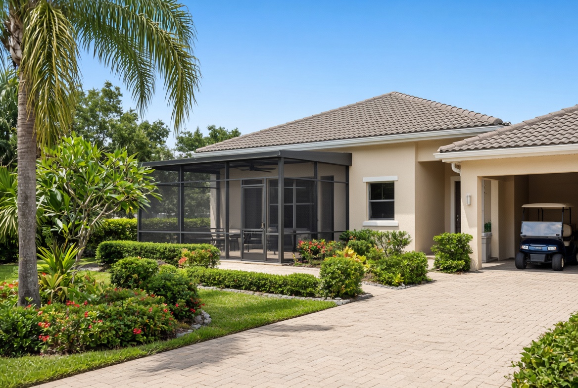 Villa with lanai in Richmond, The Villages
